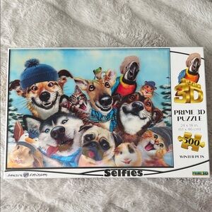 Selfies - Winter Pets, Prime Puzzle, 500 Pieces
